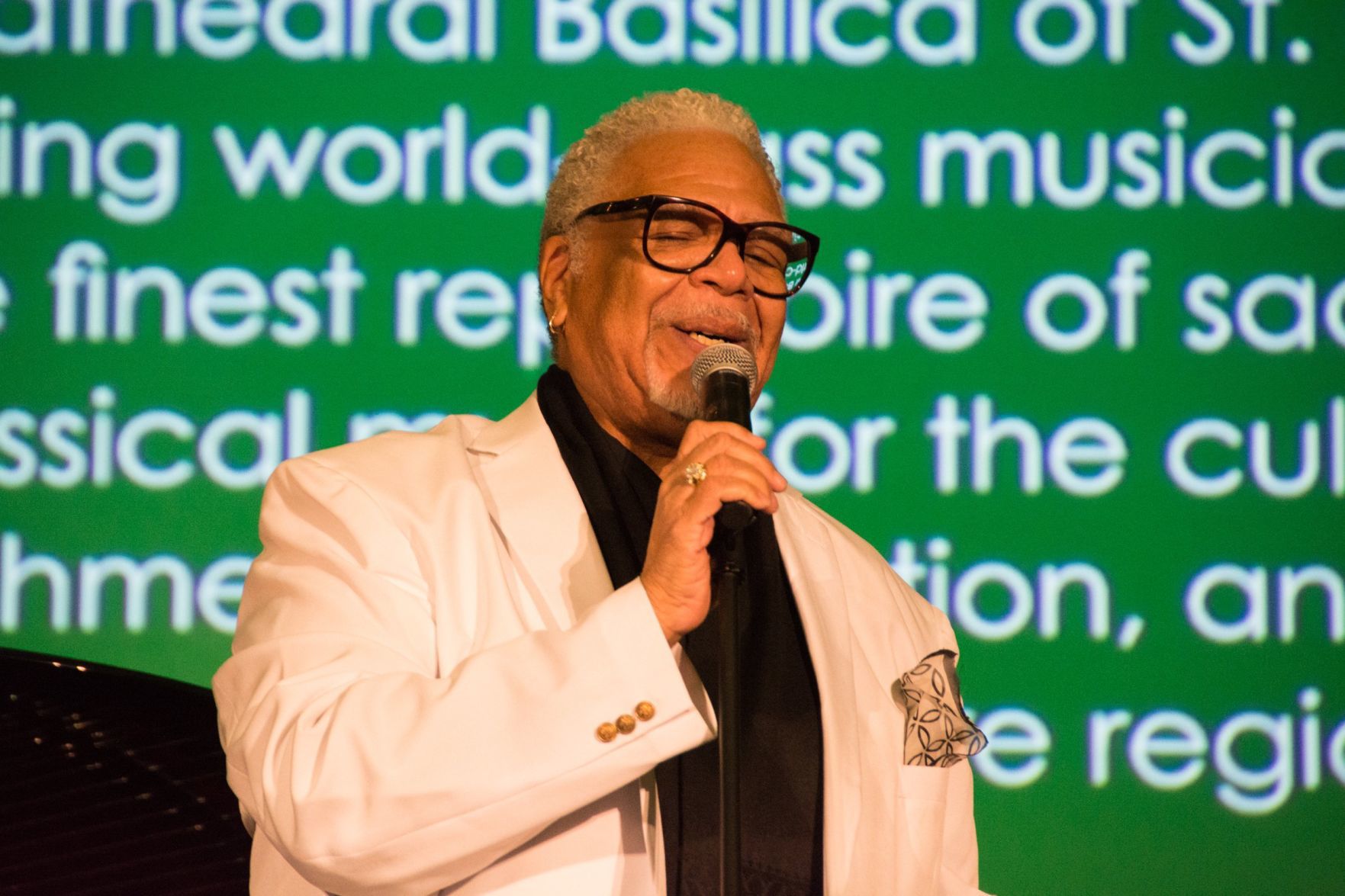 Ken Page of the Muny sings at the Saint Louis Cathedral Concerts Gala